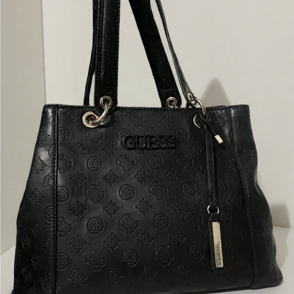 Guess Black Patterned shoulder bag